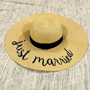 Just Married sun hat